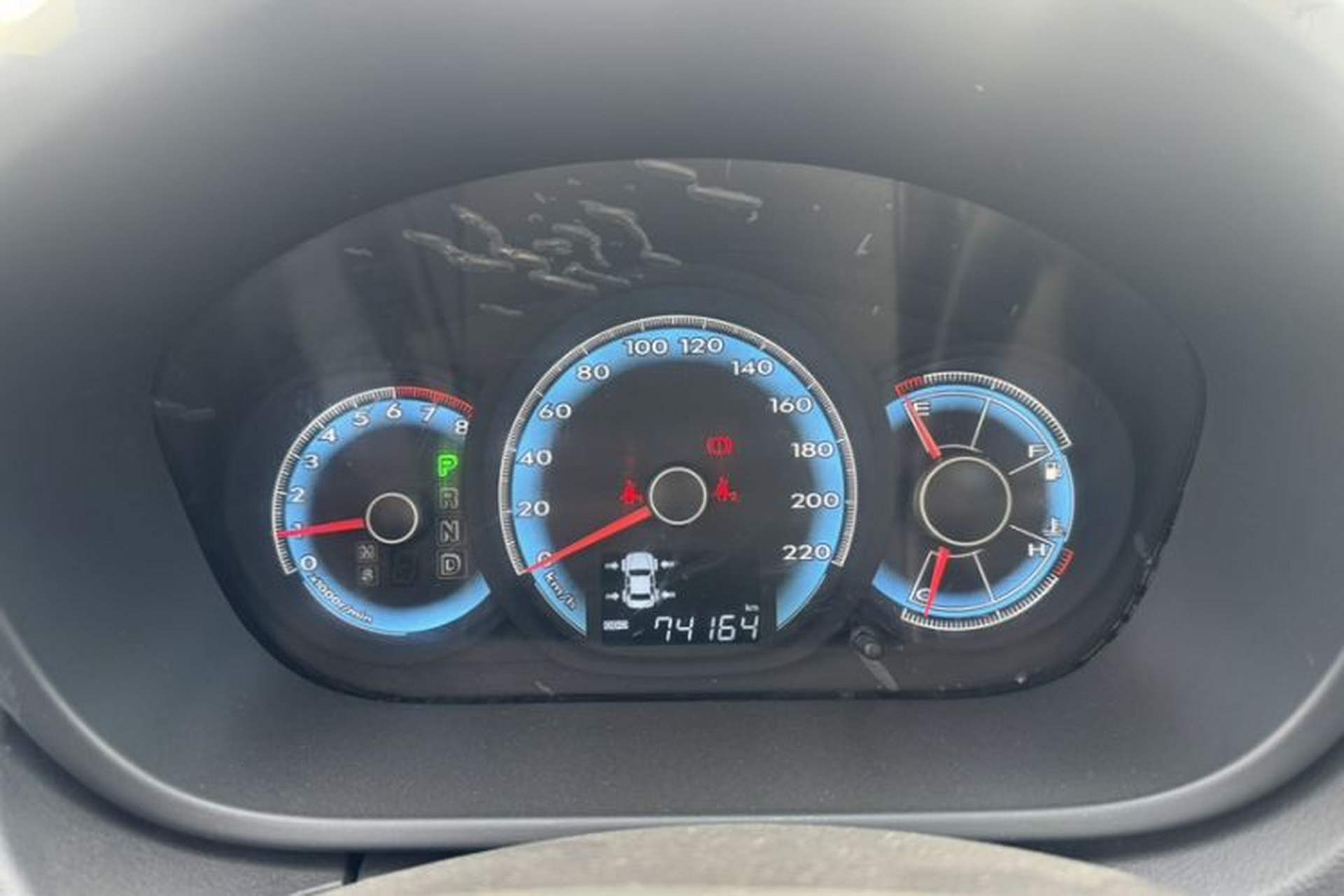 Used FAW Junpai D60 2015 1.8L Automatic Prestige Model Odometer Close Up