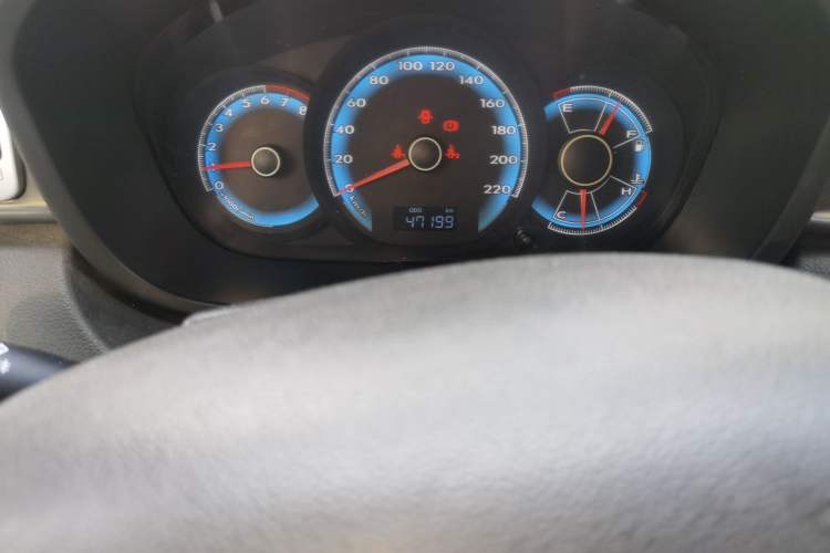 Used FAW Junpai D60 2015 1.5L Manual Standard Edition Odometer Close Up