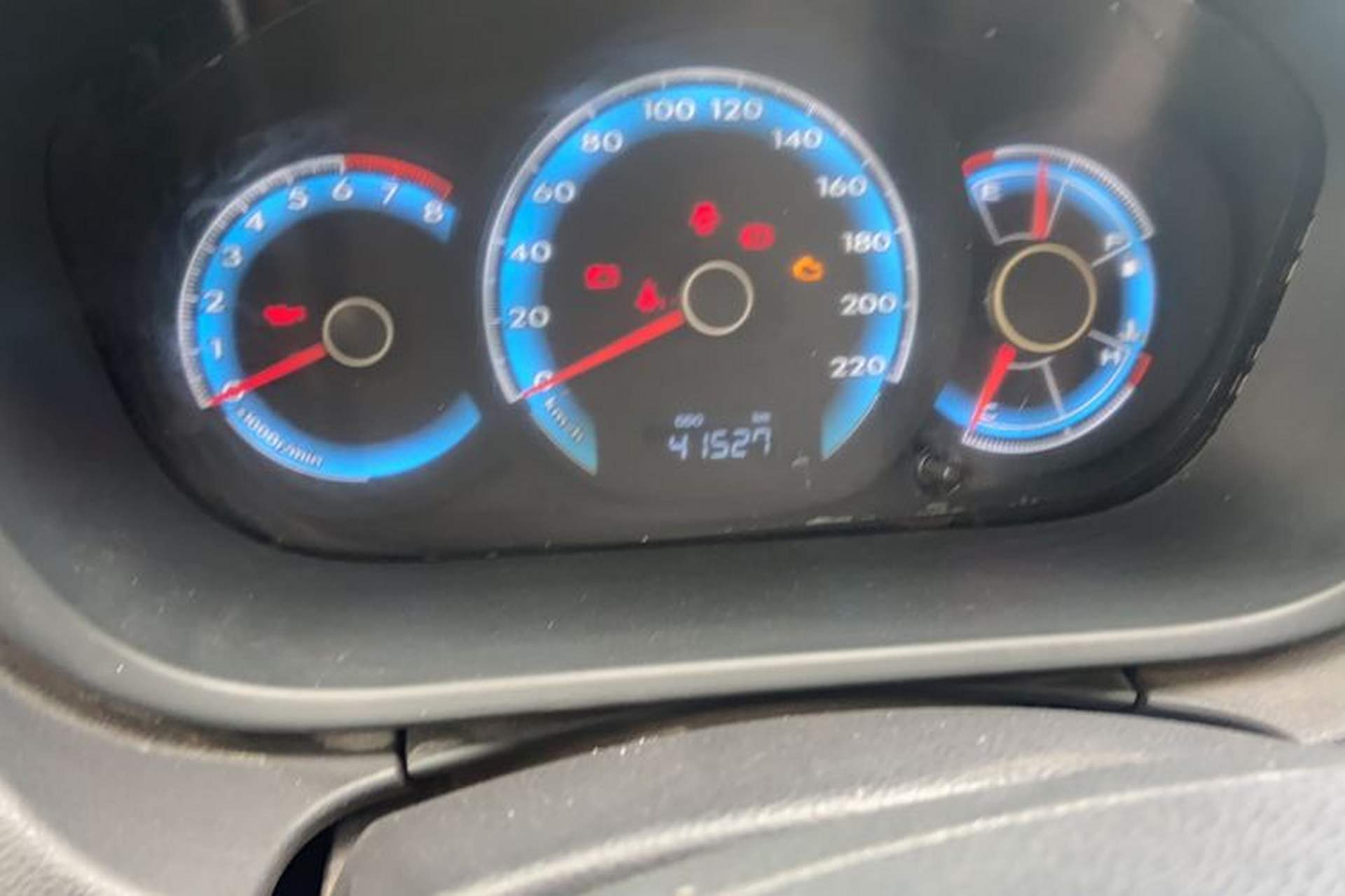 Used FAW Junpai D60 2015 1.5L Manual Standard Edition Odometer Close Up