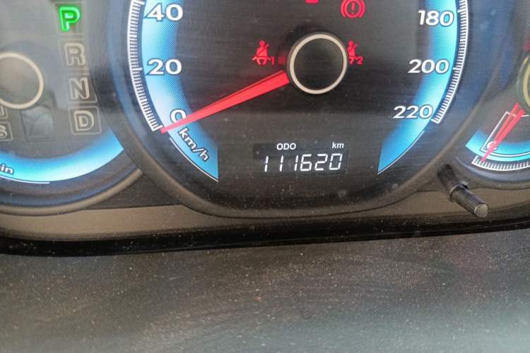 Used FAW Junpai D60 2015 1.8L Automatic Luxury Model Odometer Close Up