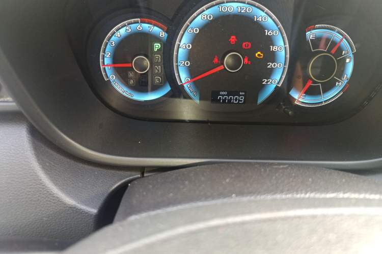 Used FAW Junpai D60 2015 1.8L Automatic Comfort Model Odometer Close Up