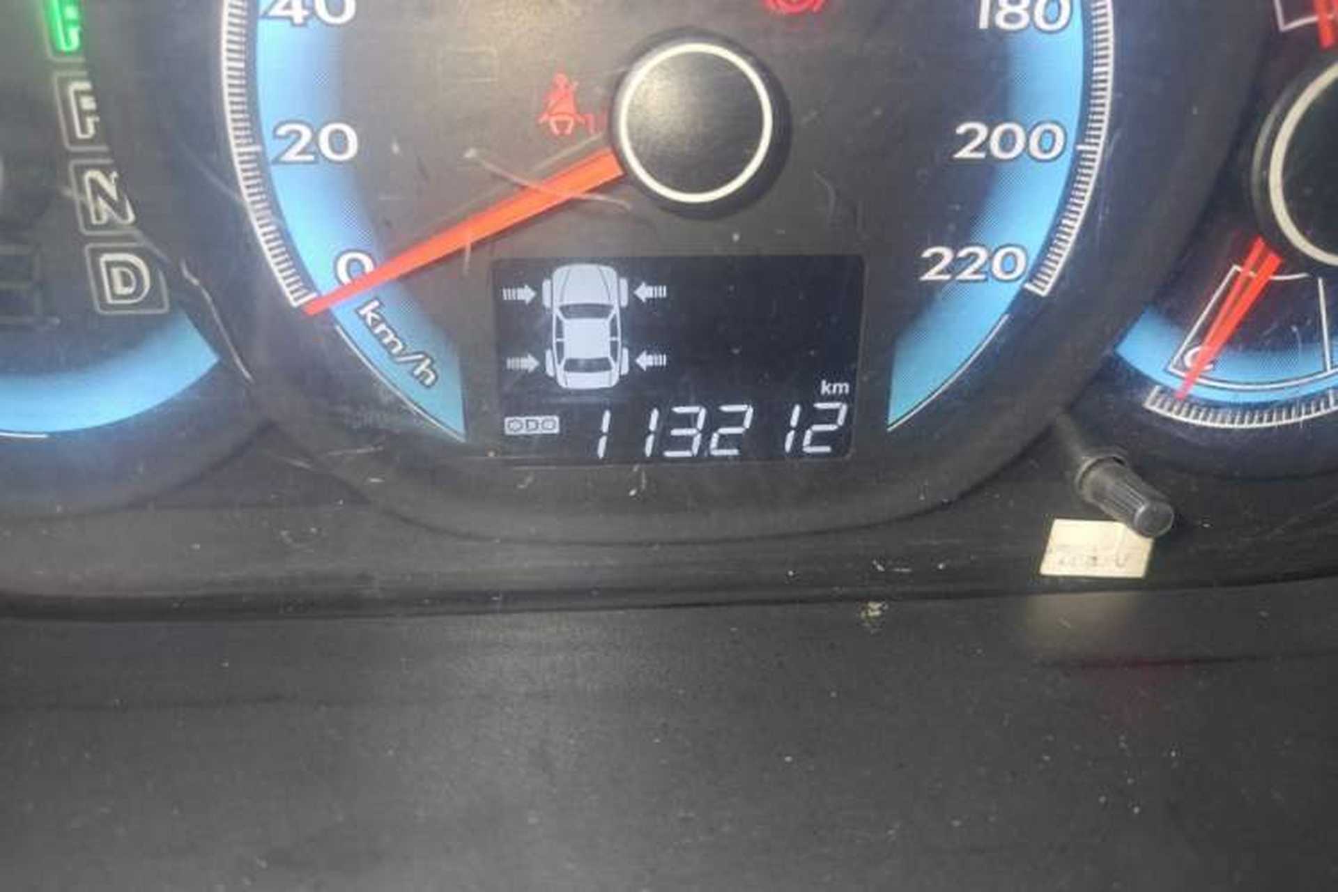 Used FAW Junpai D60 2015 1.8L Automatic Prestige Model Odometer Close Up