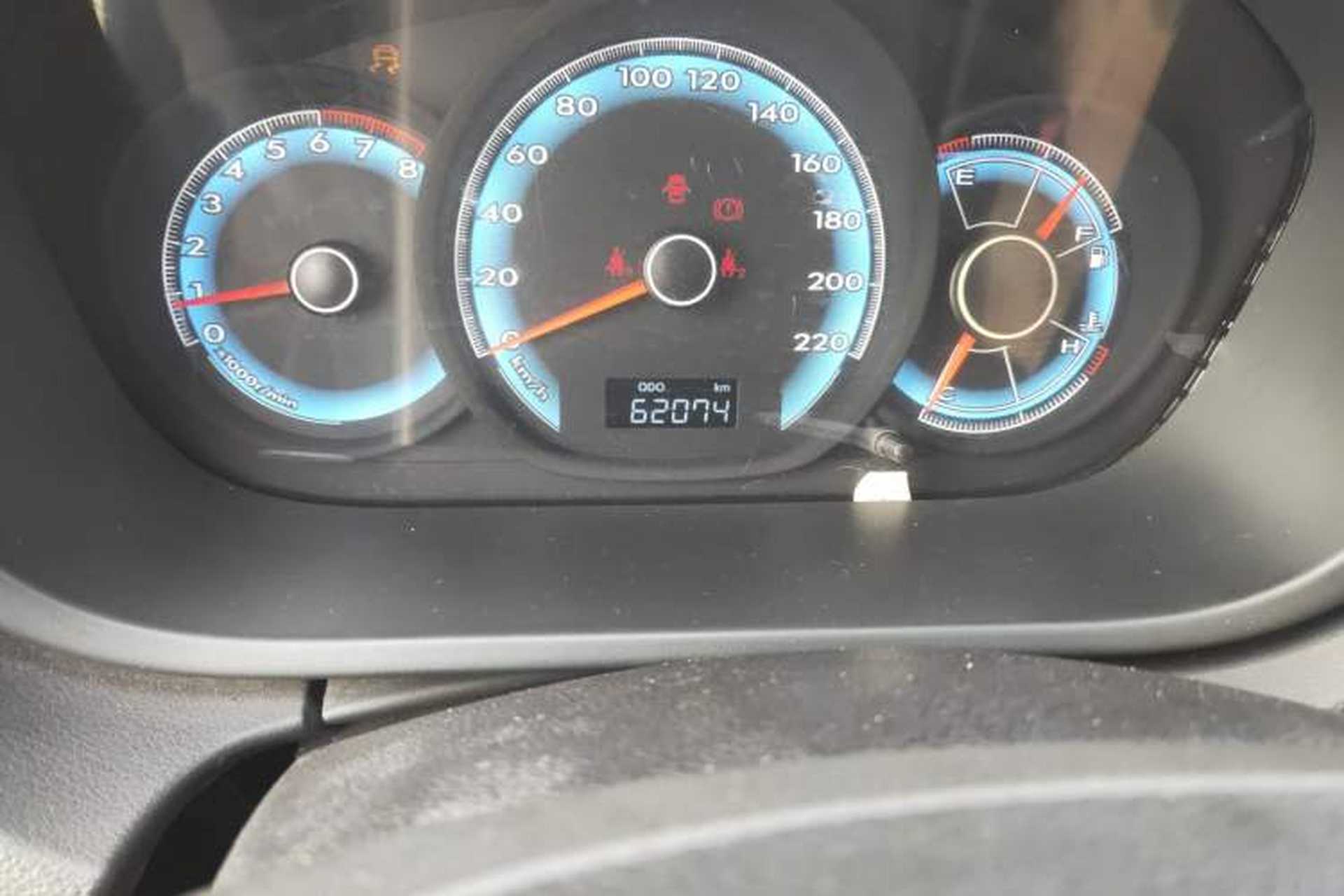 Used FAW Junpai D60 2015 1.5L Manual Luxury Model Odometer Close Up