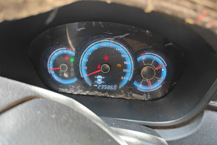 Used FAW Junpai D60 2015 1.8L Automatic Prestige Model Odometer Close Up