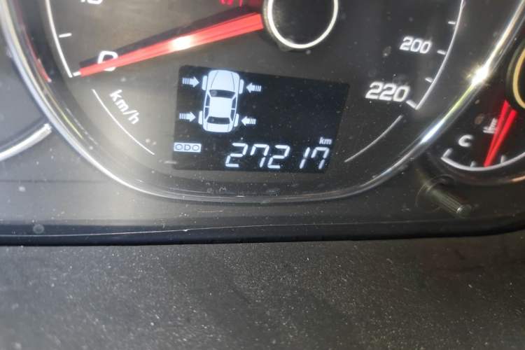 Used FAW Junpai D60 2016 1.8L Automatic Prestige Model Odometer Close Up