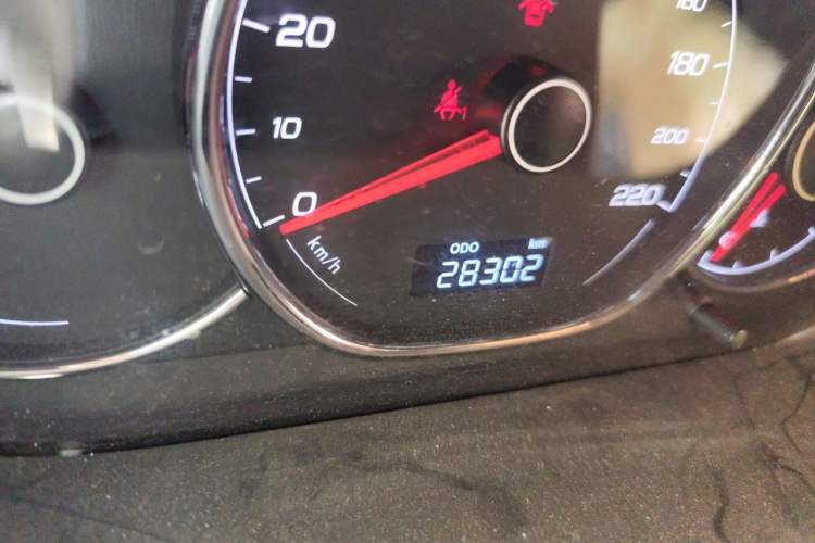 Used FAW Junpai D60 2016 1.5L Manual Luxury Model Odometer Close Up