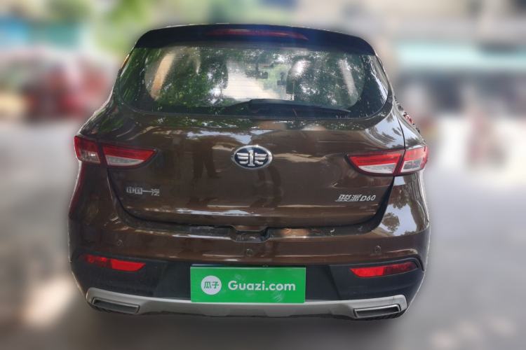 Used FAW Junpai D60 2017 1.5L Manual Entry-Level Model Rear