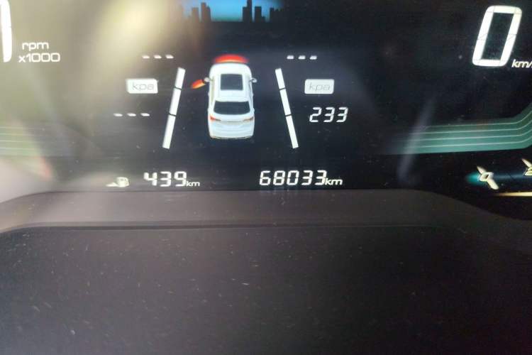 Used FAW Senya R8 2020 1.6L Automatic Comfort Model Odometer Close Up