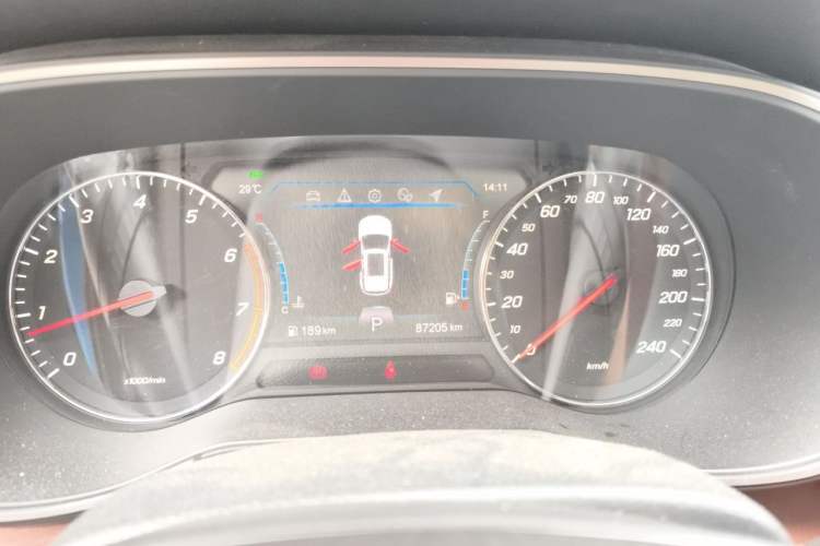 Used FAW Senya R9 2018 1.2T Automatic Prestige Smart Enjoyment Model Instrument Cluster