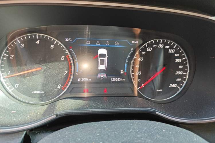 Used FAW Senya R9 2018 1.2T Automatic Luxury Smart Edition Instrument Cluster