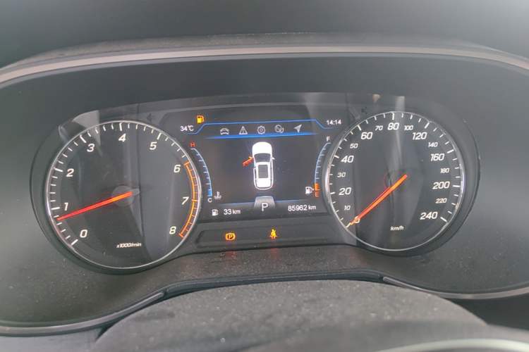 Used FAW Senya R9 2018 1.2T Automatic Prestige Smart Enjoyment Model Instrument Cluster