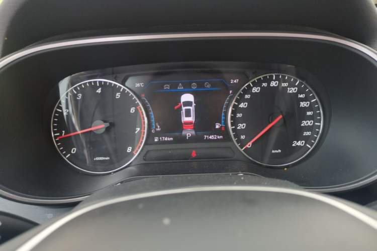 Used FAW Senya R9 2018 1.2T Automatic Luxury Smart Edition Instrument Cluster