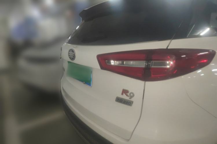Used FAW Senya R9 2018 1.2T Automatic Luxury Smart Edition Rear