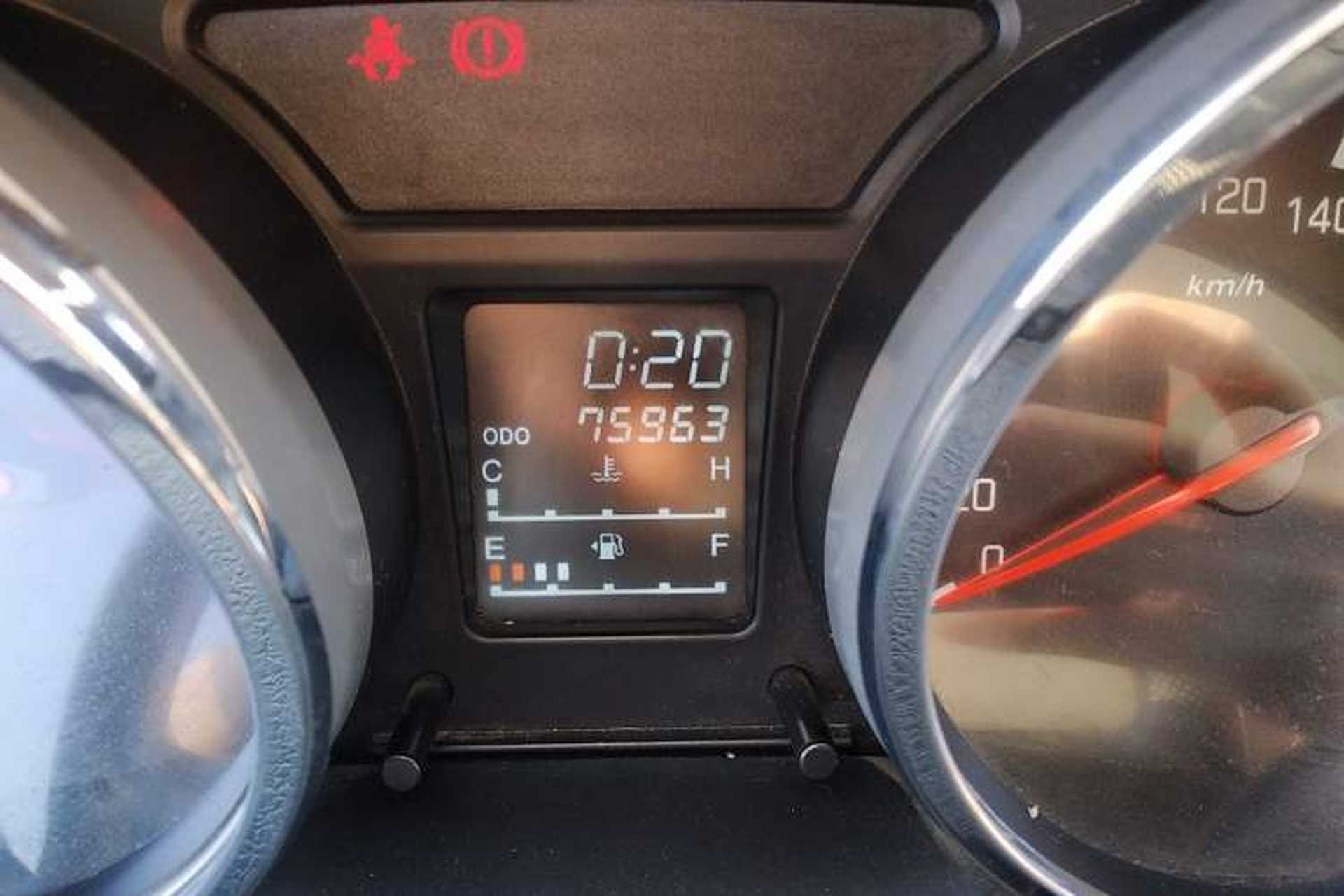 Used FAW Senya S80 2015 1.5L Manual 7-Seater Urban Edition Odometer Close Up