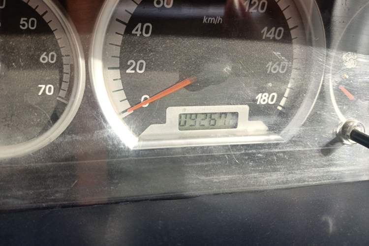 Used FAW Weizhi 2008 Hatchback 1.3L Manual Elite Model Odometer Close Up