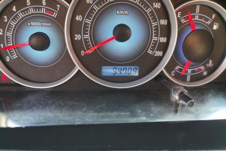 Used FAW Weizhi V5 2012 1.5L Manual Elite Edition Odometer Close Up