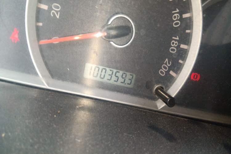 Used FAW Xiali 2012 N3 1.0L Sedan Comfort Model Odometer Close Up
