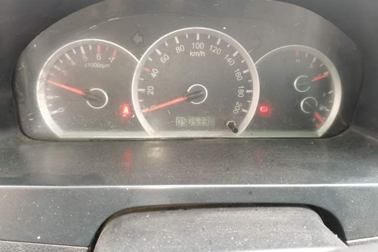 Used FAW Xiali 2012 N3 1.0L Sedan Base Model Odometer Close Up