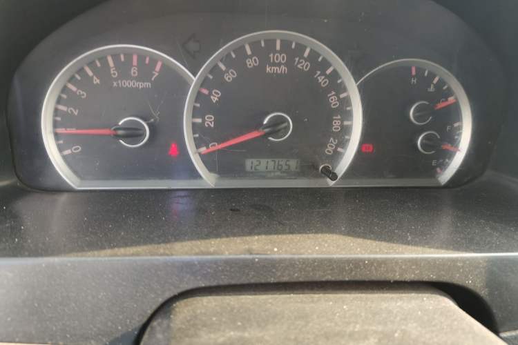 Used FAW Xiali 2012 N3 1.0L Sedan - Practical Model Odometer Close Up