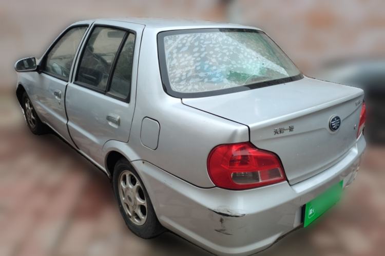 Used FAW Xiali 2012 N3 1.0L Sedan Base Model Rear Left 45 Deg