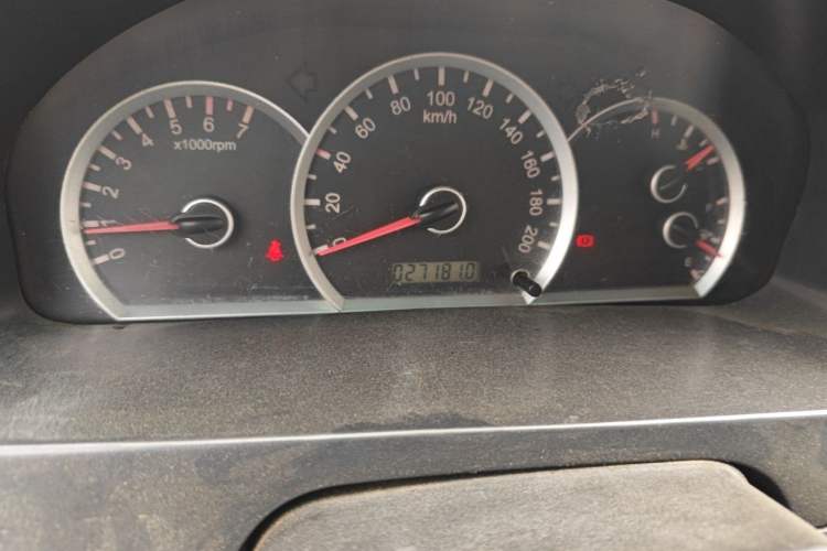 Used FAW Xiali 2012 N3 1.0L Hatchback Standard Model Odometer Close Up
