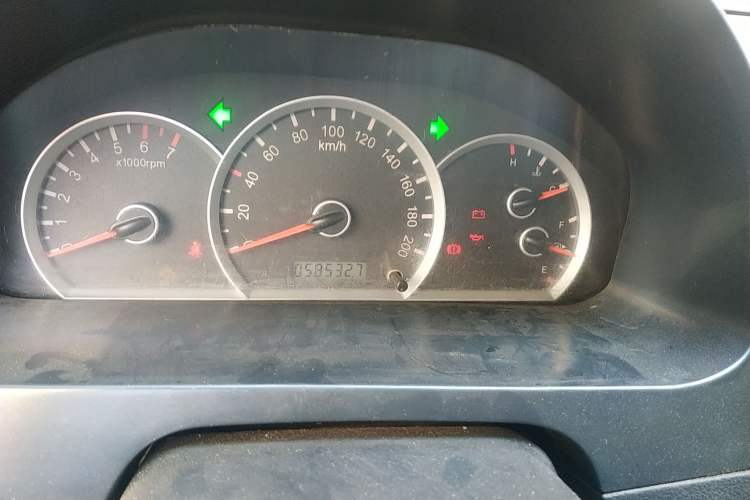 Used FAW Xiali 2012 N3 1.0L Hatchback Standard Model Odometer Close Up