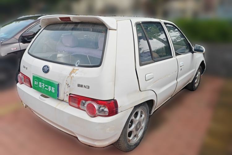 Used FAW Xiali 2012 N3 1.0L Hatchback Standard Model Rear Right 45 Deg