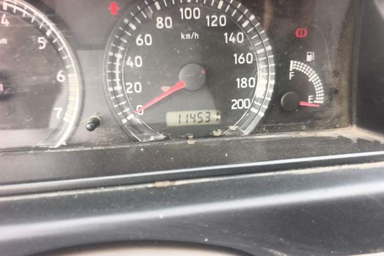 Used FAW Xiali N5 2010 1.0L Manual Standard Edition Odometer Close Up