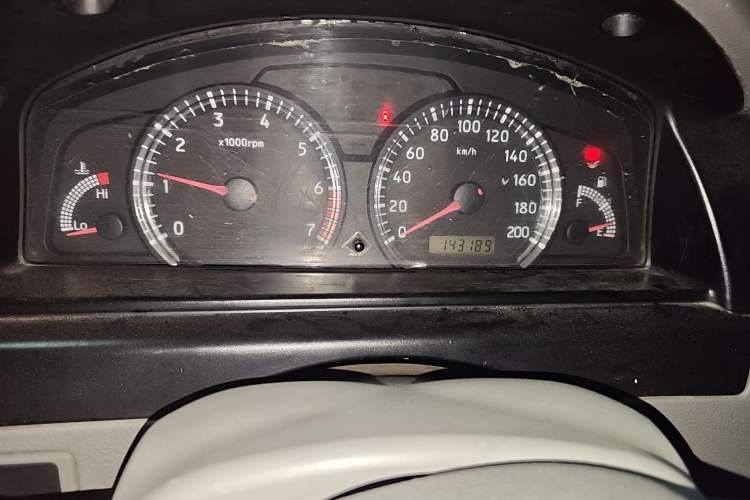 Used FAW Xiali N5 2011 1.0L Manual Standard Edition Odometer Close Up