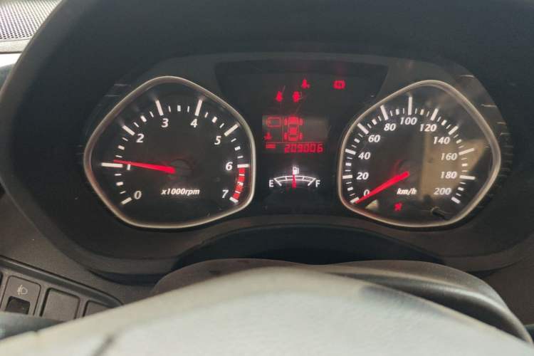 Used FAW Xiali N7 2013 1.3L Manual Luxury Model Odometer Close Up