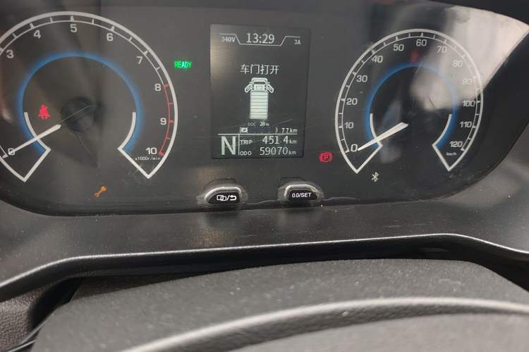 Used Feidi U6 2024 CATL 41.86 kWh Odometer Close Up