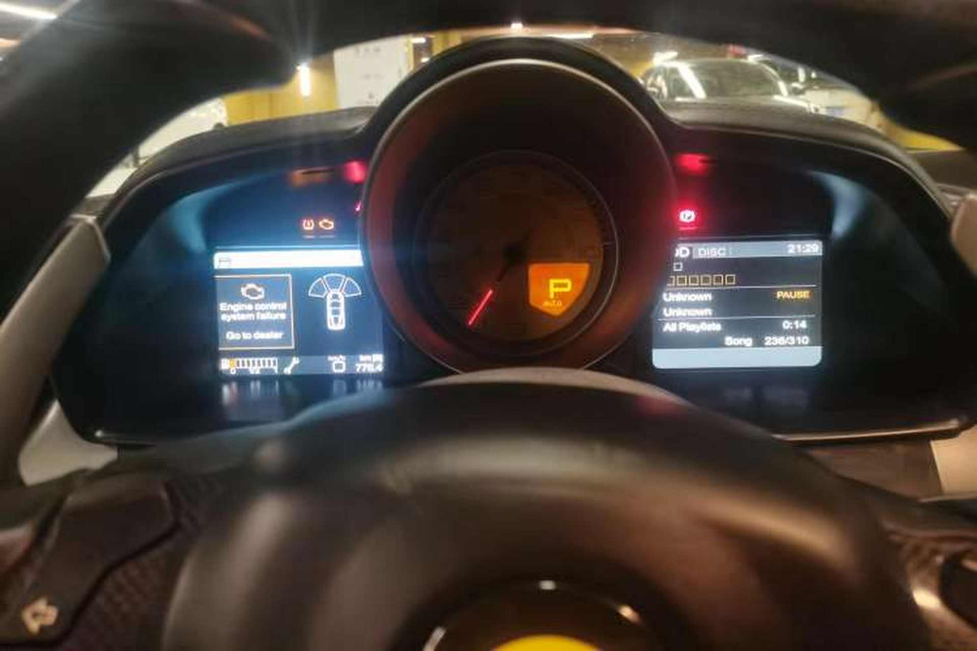 Used Ferrari 458 2011 4.5L Italia Instrument Cluster