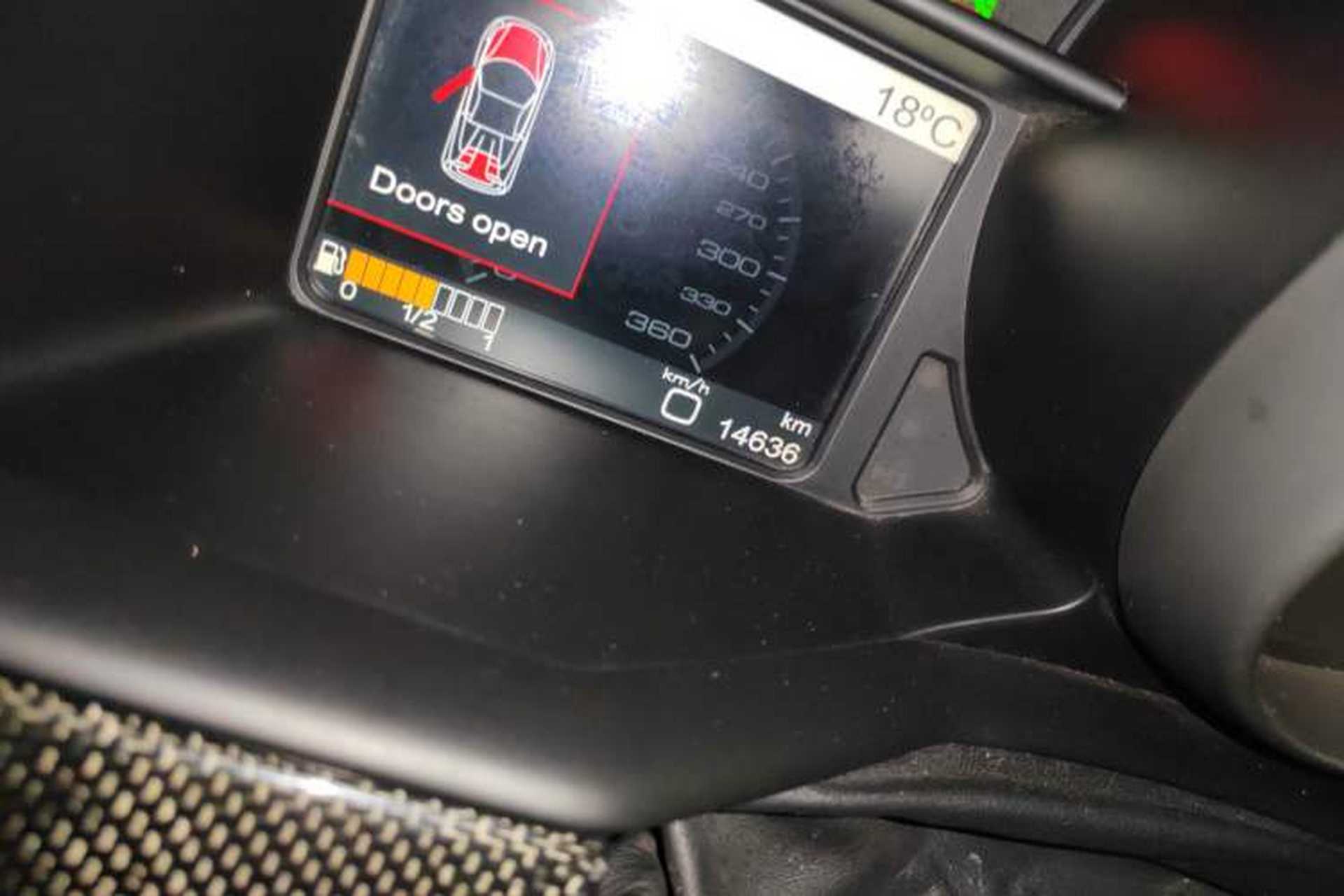 Used Ferrari 458 2013 4.5L Spider Odometer Close Up