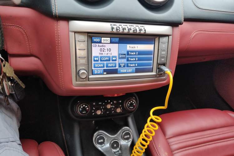 Used Ferrari California T 2009 4.3L Standard Edition Audio And AC Panel