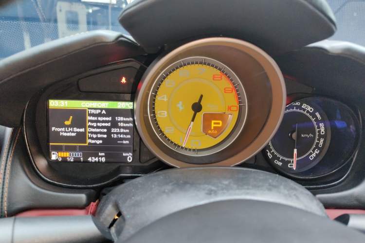 Used Ferrari California T 2009 4.3L Standard Edition Instrument Cluster