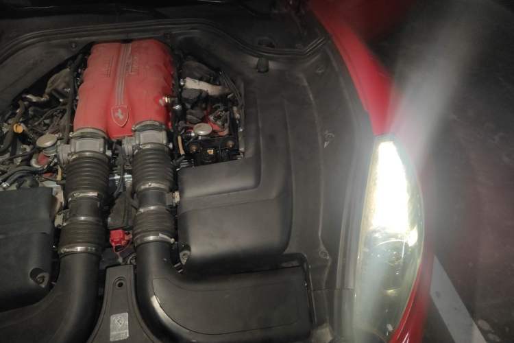 Used Ferrari California T 2009 4.3L Standard Edition Engine Bay Left