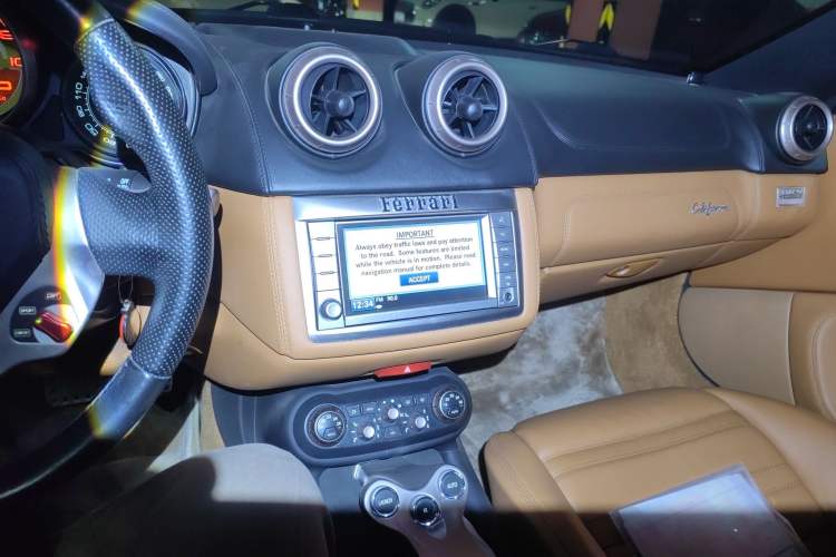 Used Ferrari California T 2009 4.3L Standard Edition Audio And AC Panel