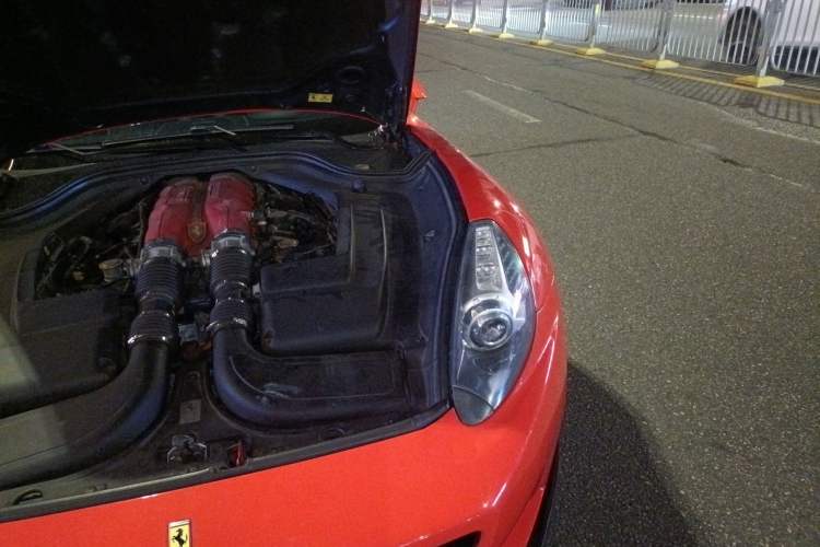 Used Ferrari California T 2012 4.3L Standard Edition Engine Bay Left