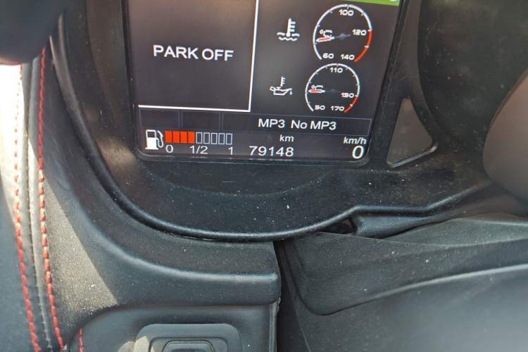 Used Ferrari California T 2012 4.3L Standard Edition Odometer Close Up