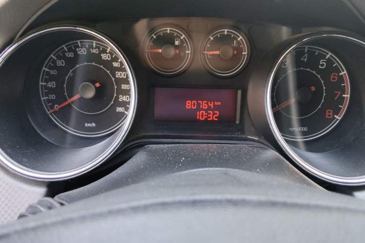 Used Fiat Bravo 2011 1.4T AMT Fashion Edition Odometer Close Up