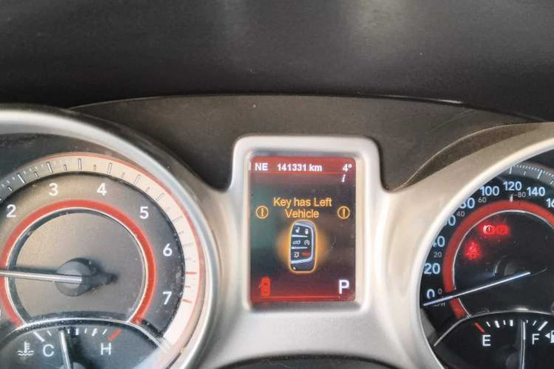 Used Fiat Freemont 2012 2.4L Comfort Edition Odometer Close Up