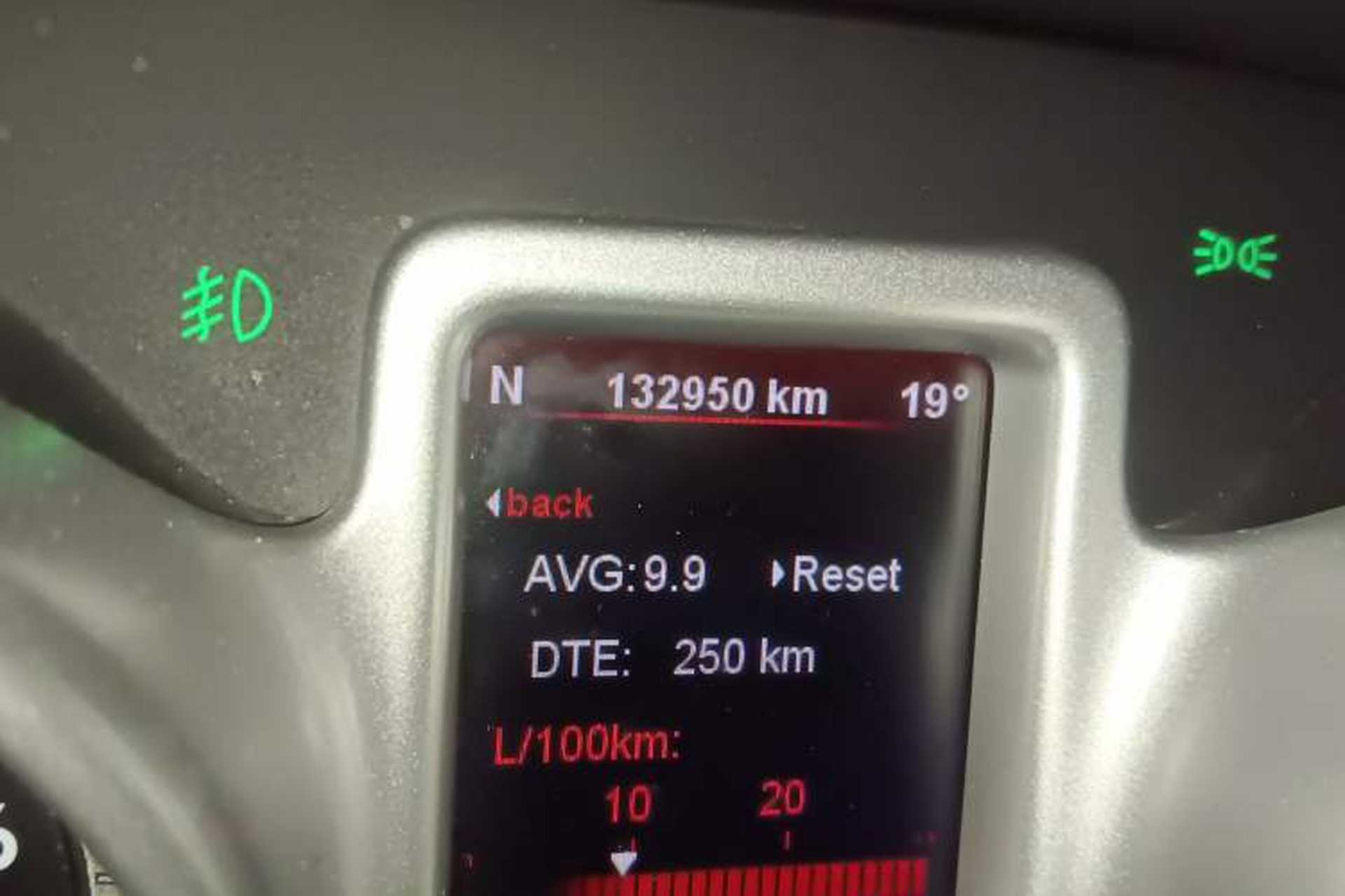 Used Fiat Freemont 2012 2.4L Luxury Edition Odometer Close Up