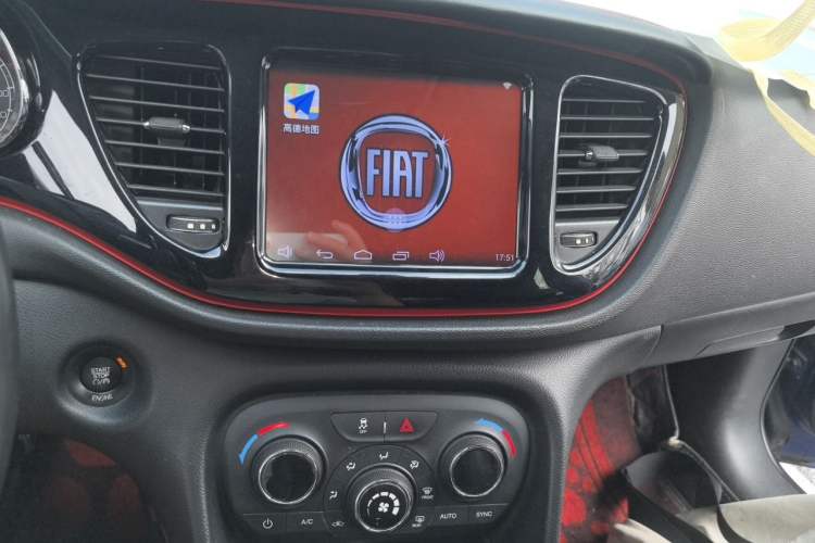 Used Fiat Ottimo 2014 1.4T Automatic Sport Edition Audio And AC Panel