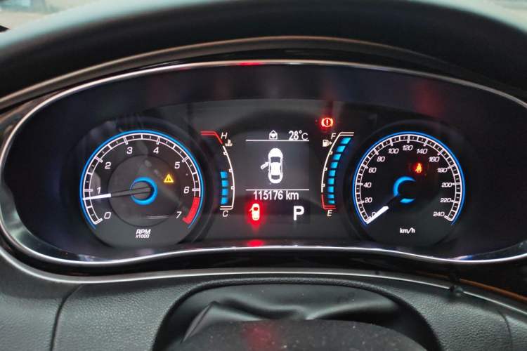 Used Fiat Ottimo 2014 1.4T Automatic Comfort Edition Instrument Cluster