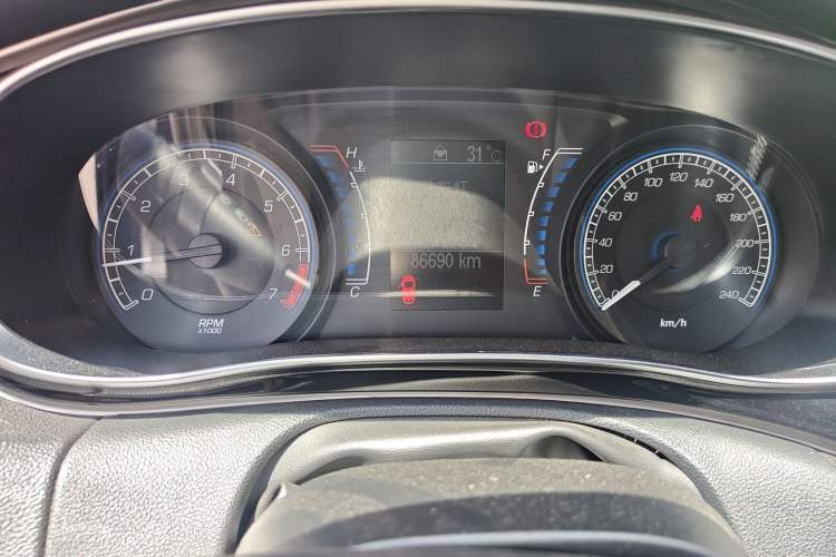 Used Fiat Ottimo 2014 1.4T Manual Comfort Edition Odometer Close Up