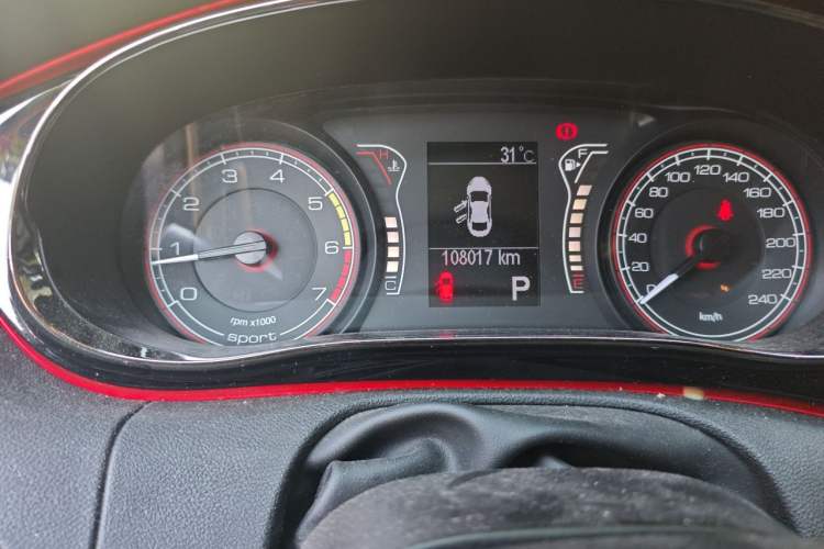 Used Fiat Ottimo 2014 1.4T Automatic Sport Edition Odometer Close Up