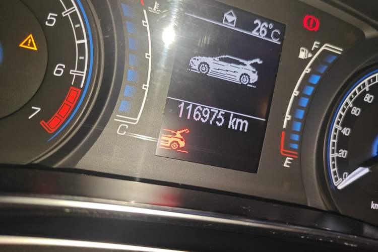 Used Fiat Ottimo 2014 1.4T Manual Comfort Edition Odometer Close Up