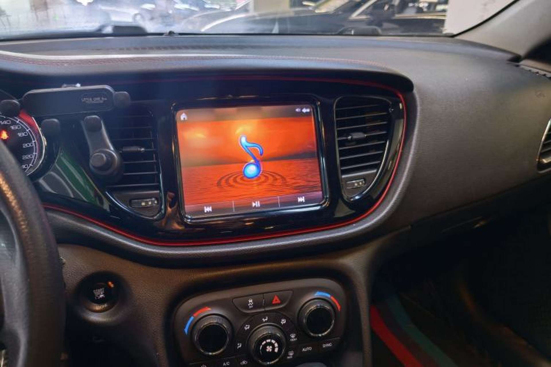 Used Fiat Ottimo 2014 1.4T Automatic Sport Edition Audio And AC Panel