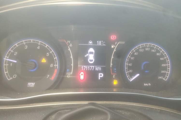 Used Fiat Ottimo 2014 1.4T Automatic Comfort Edition Instrument Cluster