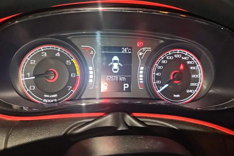 Used Fiat Ottimo 2014 1.4T Automatic Sport Edition Odometer Close Up